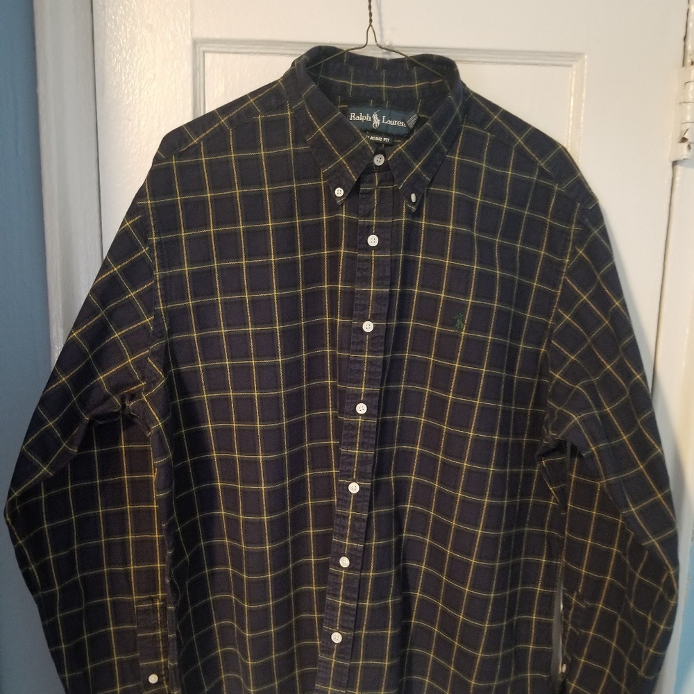 Plad Polo ralph lauren button down shirt